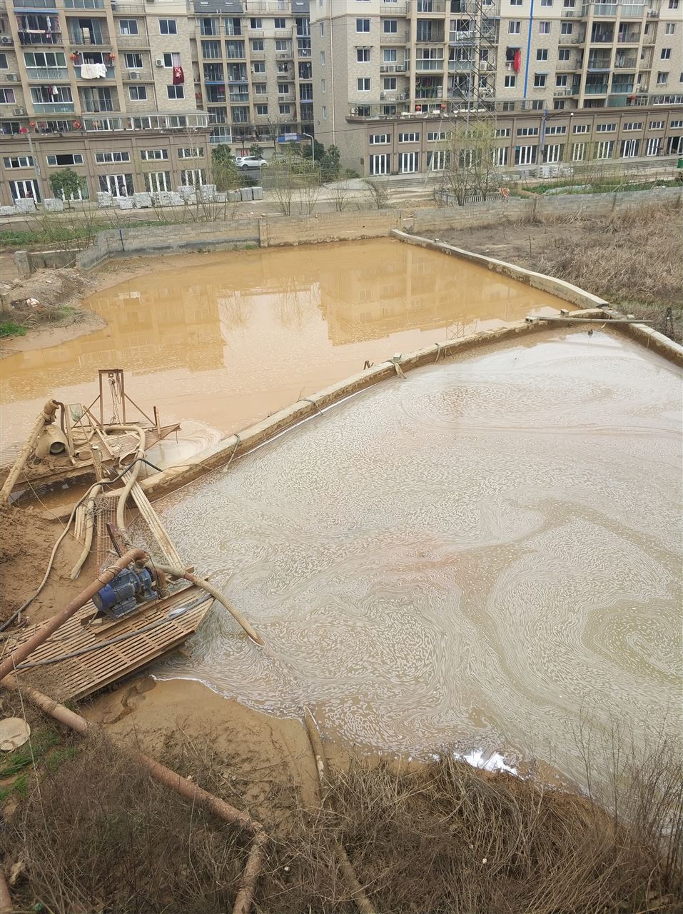 高坪沉淀池淤泥清理-厂区废水池淤泥清淤