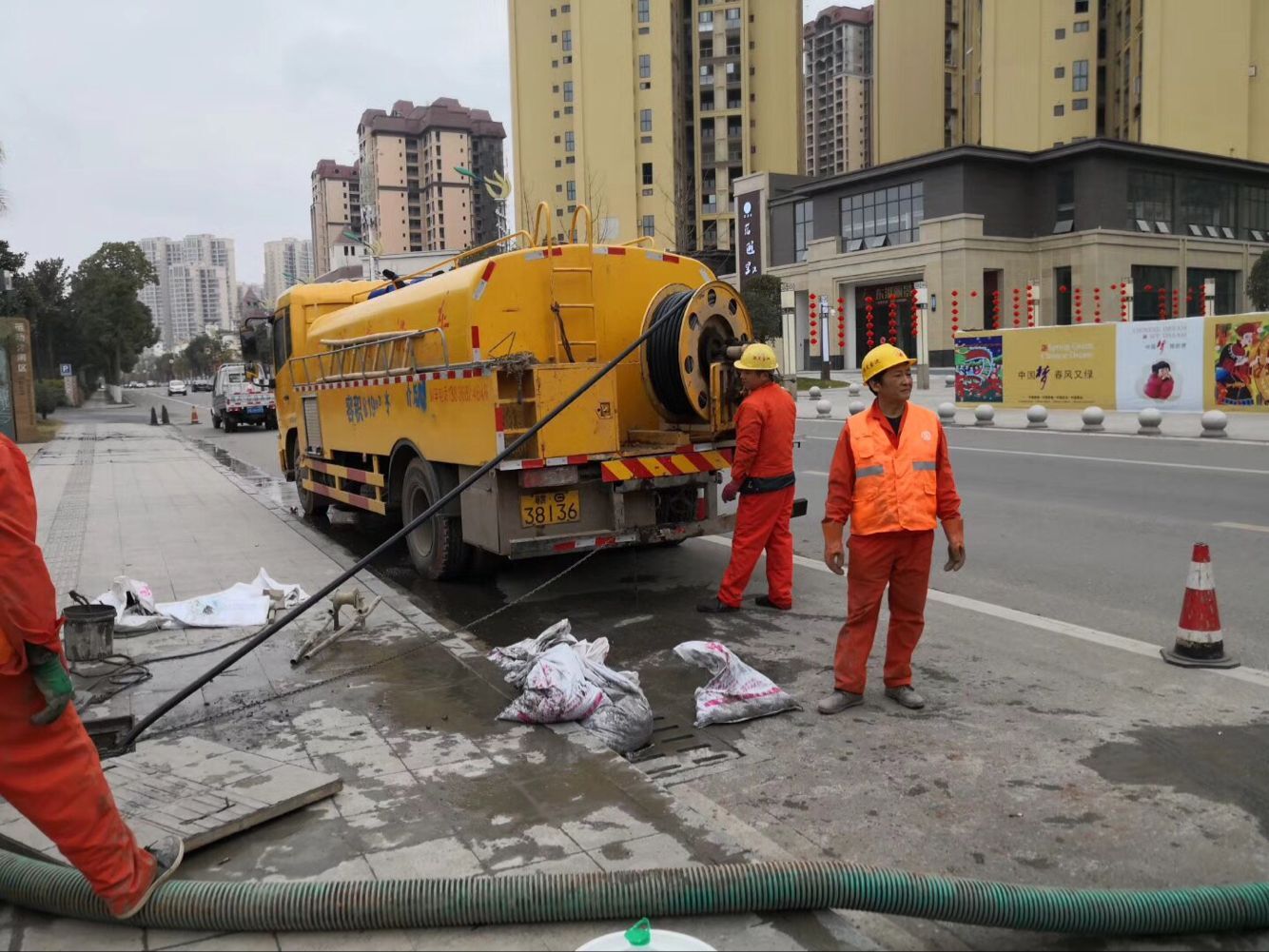 高坪排污管道清淤-管道清洗